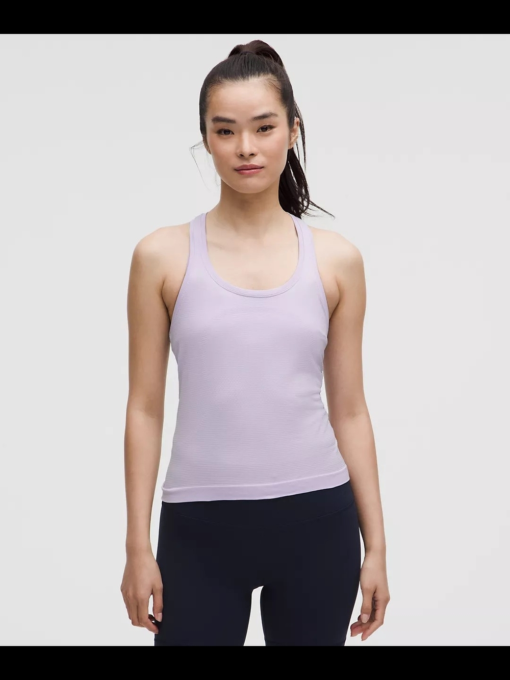 lululemon athletica Light Lavender Racerback Sports Tank SIZE 12